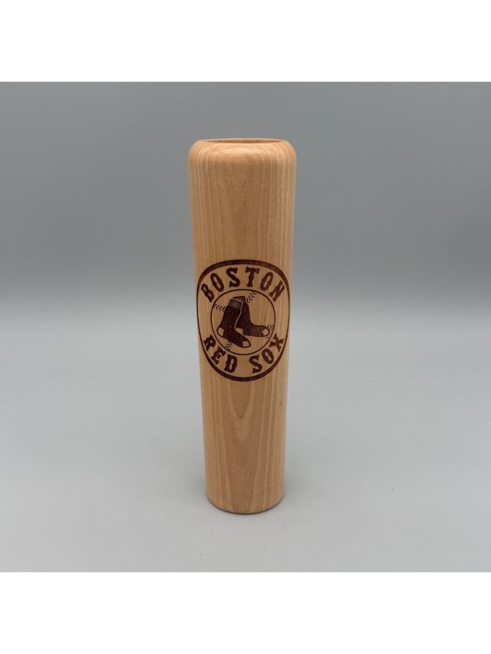 Boston Red Sox Laser Engraved Wooden Mug Baseball Bat Shape Dugout Mug